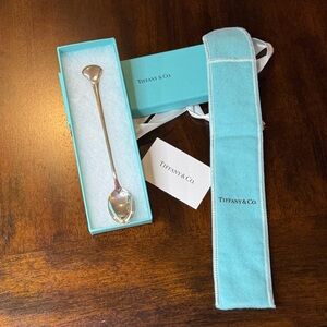 Tiffany & Co.Sterling Silver Elsa Peretti's Full Heart Design Spoon 6.5 in.